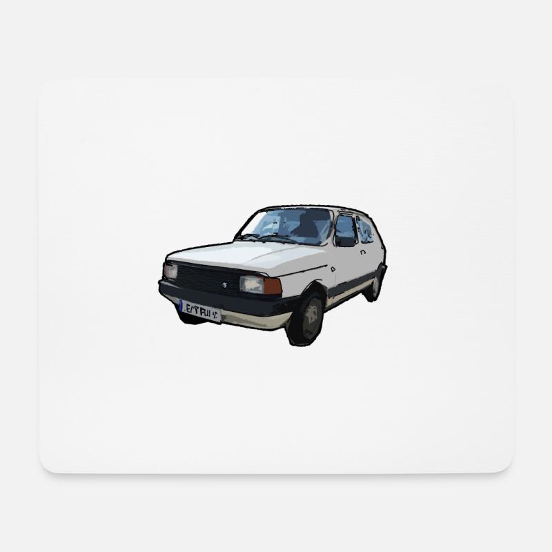 Car Auto Vehicle - Mouse Pad (horizontal) - white