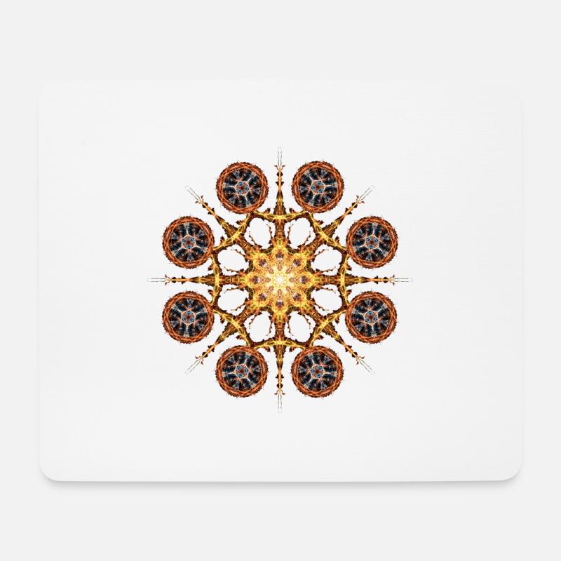 Fireballs - Mousepad (Querformat) - Weiß
