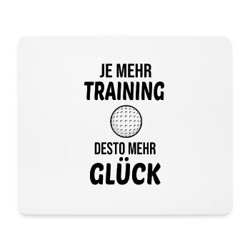 Golf Golfer Geschenk - Mousepad (Querformat) - Weiß - Vorne