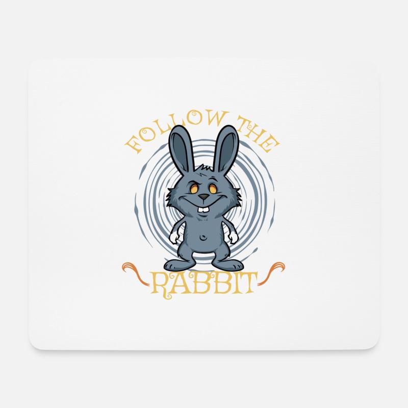 Ostern "Alice im Wunderland" - Mousepad (Querformat) - Weiß