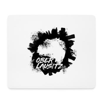 Oberlausitz Karte Malerei - Mousepad (Querformat) - Weiß - Vorne