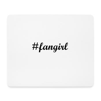 F.angirl mit Hashtag, Geschenkidee - Mousepad (Querformat) - Weiß - Vorne