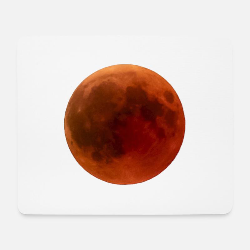 Blood moon - Mouse Pad (horizontal) - white