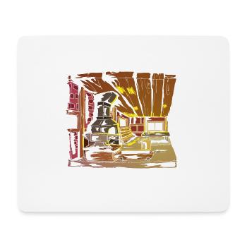 Blacksmith Blacksmith Handmade Forge Forge - Mouse Pad (horizontal) - white - Front