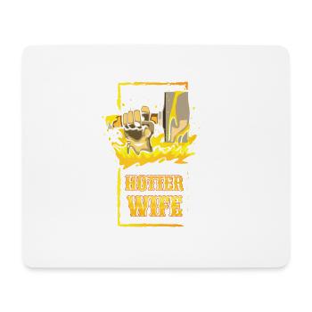 Blacksmith Smied Wife Wife Hot Hot Hot Couple - Mouse Pad (horizontal) - white - Front