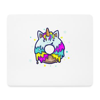 Donut Drôle Licorne Licorne Sucré Dessert Sucre - Tapis de souris (format paysage) - blanc - Devant