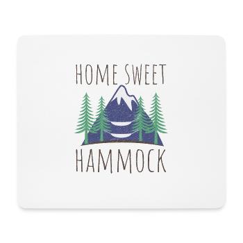 Conception de hamacs - Tapis de souris (format paysage) - blanc - Devant