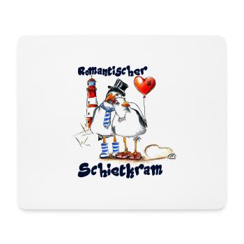 romantischer schietkram - Mousepad (Querformat) - Weiß - Vorne