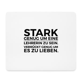 Geschenkidee für Lehrerinnen Lehrerin Lehrer - Mousepad (Querformat) - Weiß - Vorne