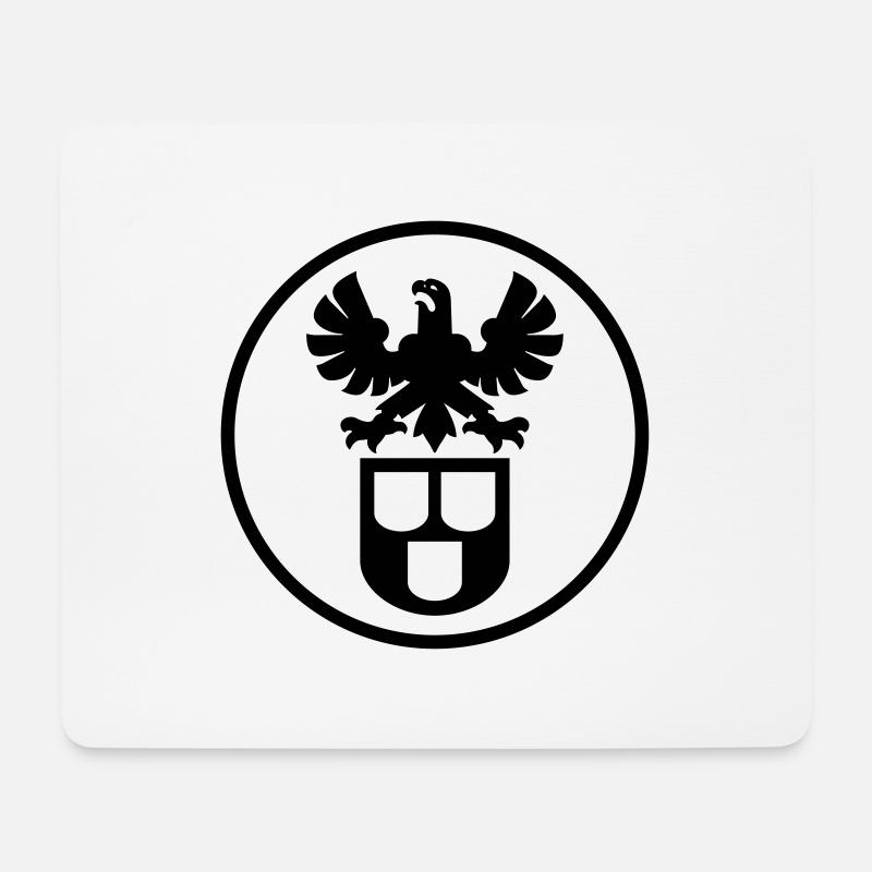 Maler und Lackierer Zunftzeichen mit Adler, pos. - Mousepad (Querformat) - Weiß