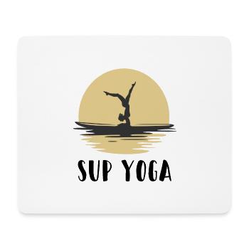 Sup Yoga - Mouse Pad (horizontal) - white - Front