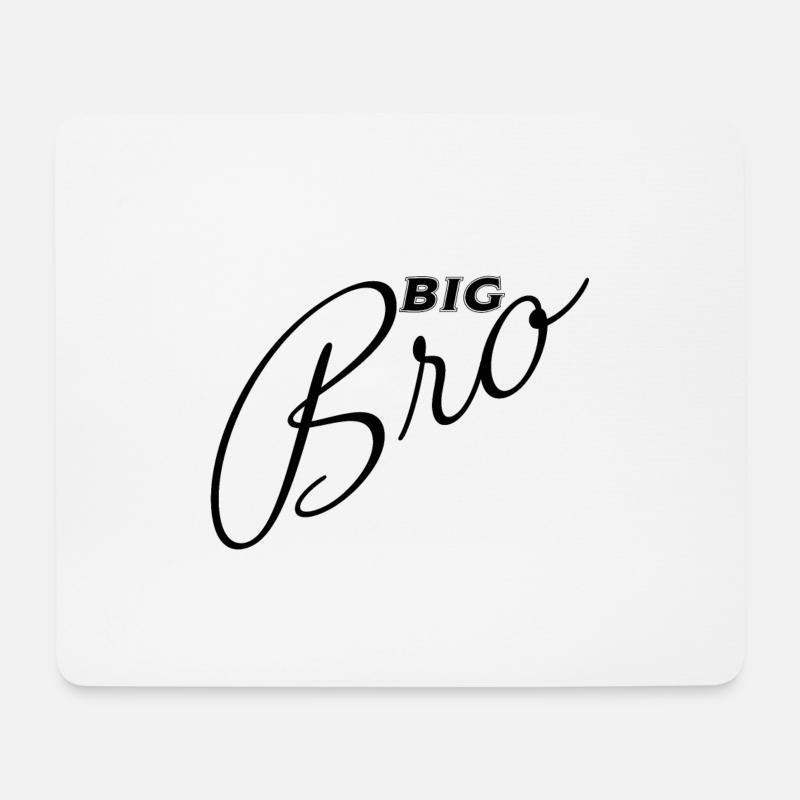 Big bro - Mousepad (Querformat) - Weiß