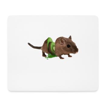Mouse Kiwi Rat Rat Mouse Gift Poison Funny Fun - Mouse Pad (horizontal) - white - Front