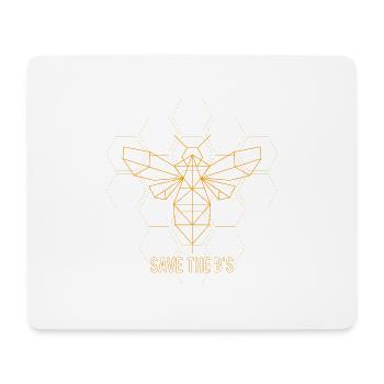 Save the B´s - Mousepad (Querformat) - Weiß - Vorne