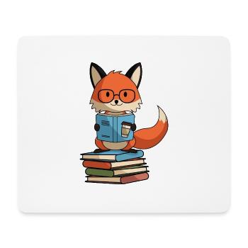 Schlaufuchs schlauer fuchs - Mousepad (Querformat) - Weiß - Vorne
