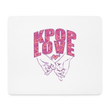 K-Pop Love - Mousepad (Querformat) - Weiß - Vorne