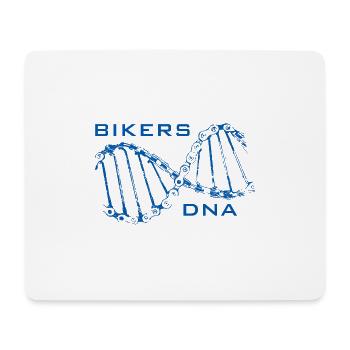 Bikers DNA Bicycle Gift - Tapis de souris (format paysage) - blanc - Devant