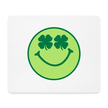 Smiley - Tapis de souris (format paysage) - blanc - Devant
