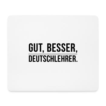 Deutschlehrer Lehrer Lehrerin Deutsch Geschenkidee - Mousepad (Querformat) - Weiß - Vorne