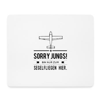 Segelfliegen Segelflug Spruch Frauen Geschenkidee - Mousepad (Querformat) - Weiß - Vorne
