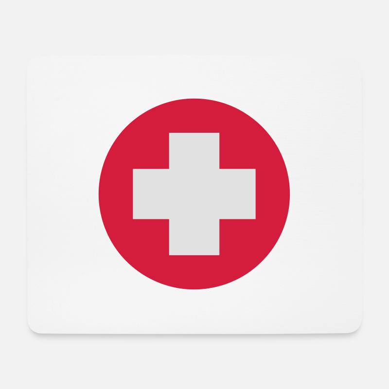 Kreuz - Mousepad (Querformat) - Weiß