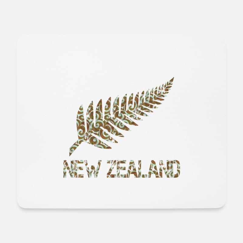 New Zealand Maori - Mousepad (Querformat) - Weiß