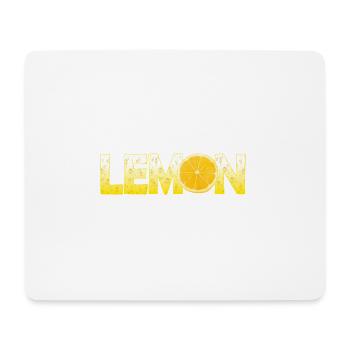 Lemon - Mouse Pad (horizontal) - white - Front
