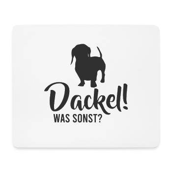 Hunde – Shirt Haustier Dackel Geschenk - Mousepad (Querformat) - Weiß - Vorne