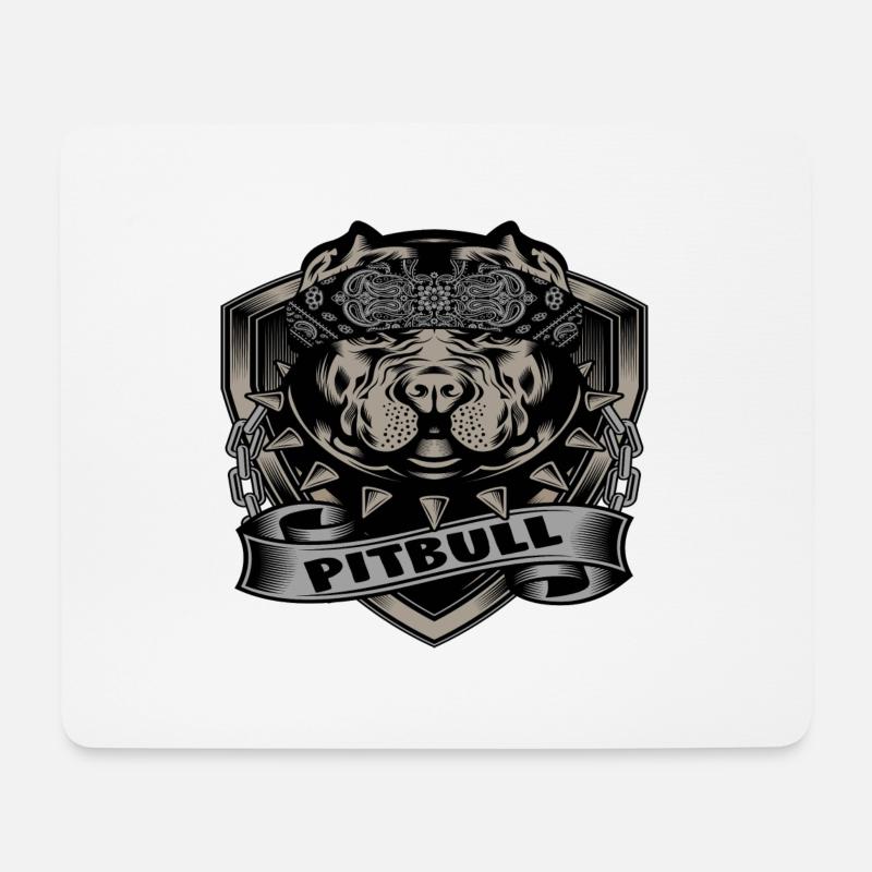 Pitbull - Mouse Pad (horizontal) - white
