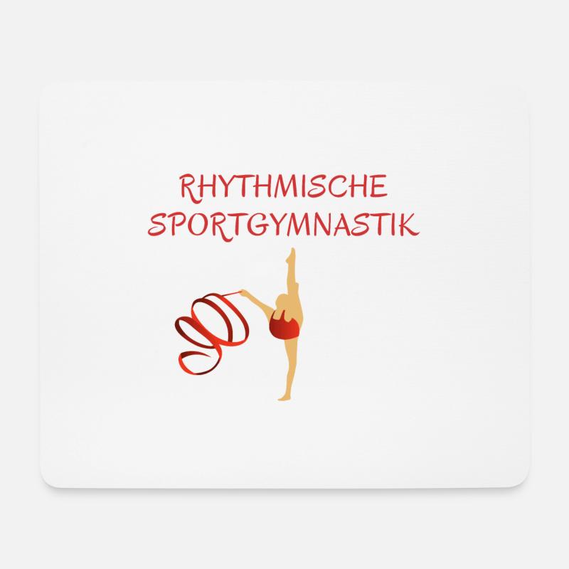 RSG Rhythmische Sportgymnastik BAND - Mousepad (Querformat) - Weiß