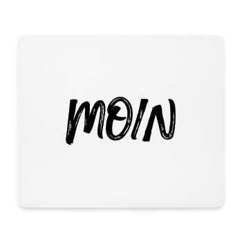 Moin T-Shirt Hamburg norddeutsche Geschenkidee - Mousepad (Querformat) - Weiß - Vorne