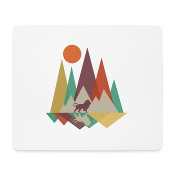 lion king - Tapis de souris (format paysage) - blanc - Devant