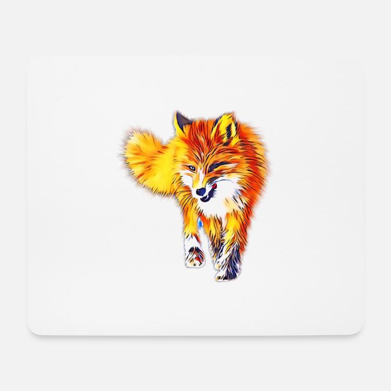 Fox - Mouse Pad (horizontal) - white