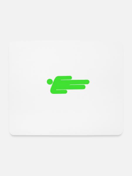 grünes Licht Billie - Mousepad (Querformat) - Weiß