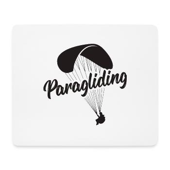 paragliding - Mouse Pad (horizontal) - white - Front