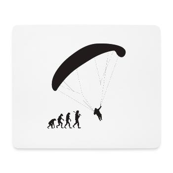 Parapente Evolution - Tapis de souris (format paysage) - blanc - Devant