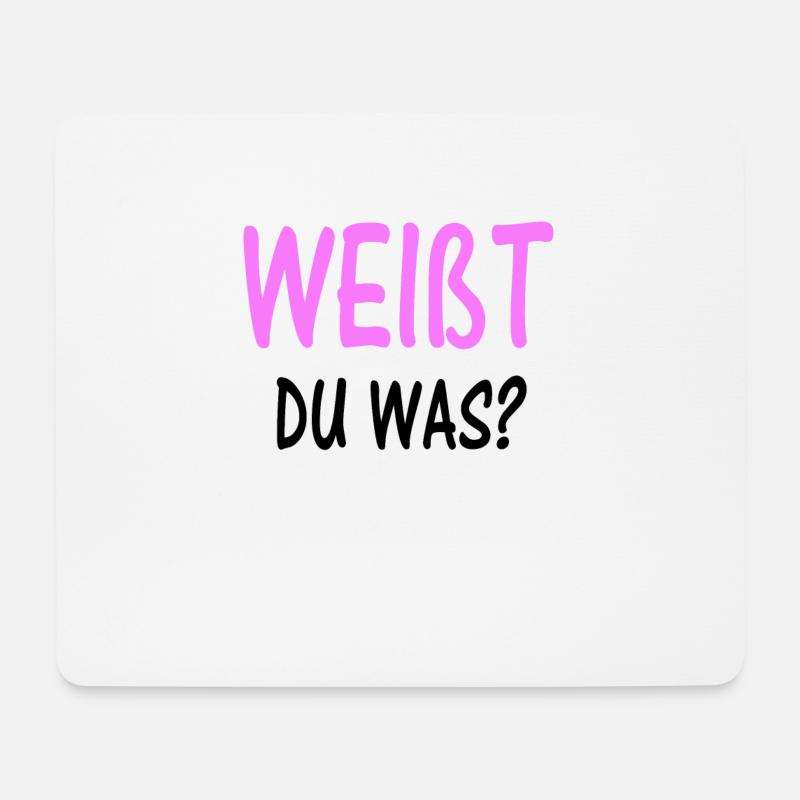 weißt du was? Große Schwester Geschenk - Mousepad (Querformat) - Weiß