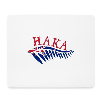 Maor Haka Silver Fern New Zealand Flagge Geschenk - Mousepad (Querformat) - Weiß - Vorne