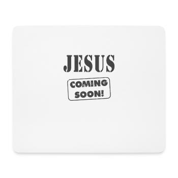Jesus is Lord, Saves, Christ, Faith, Bible, God - Mouse Pad (horizontal) - white - Front