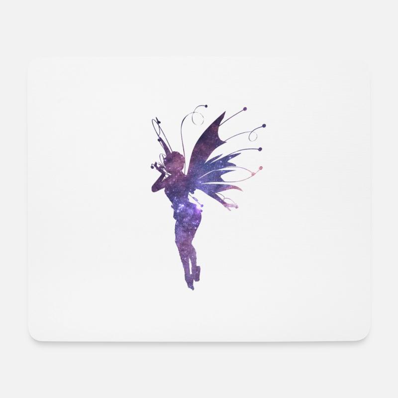 Fee - Mousepad (Querformat) - Weiß