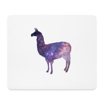 Cadeau de Lama - Tapis de souris (format paysage) - blanc - Devant