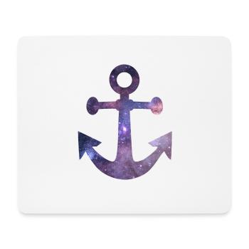Anker - Mousepad (Querformat) - Weiß - Vorne