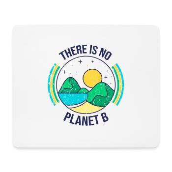 Il n'y a pas de cadeau de la planète B - Tapis de souris (format paysage) - blanc - Devant