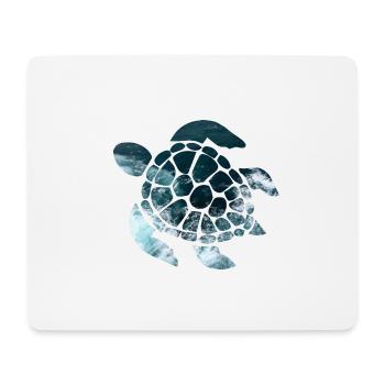 Turtle - Mouse Pad (horizontal) - white - Front