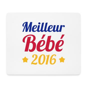 Meilleur Bébé 2016 | Naissance - Tapis de souris (format paysage) - blanc - Devant