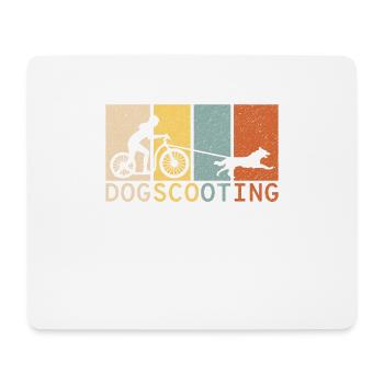 dogscooting - Mousepad (Querformat) - Weiß - Vorne