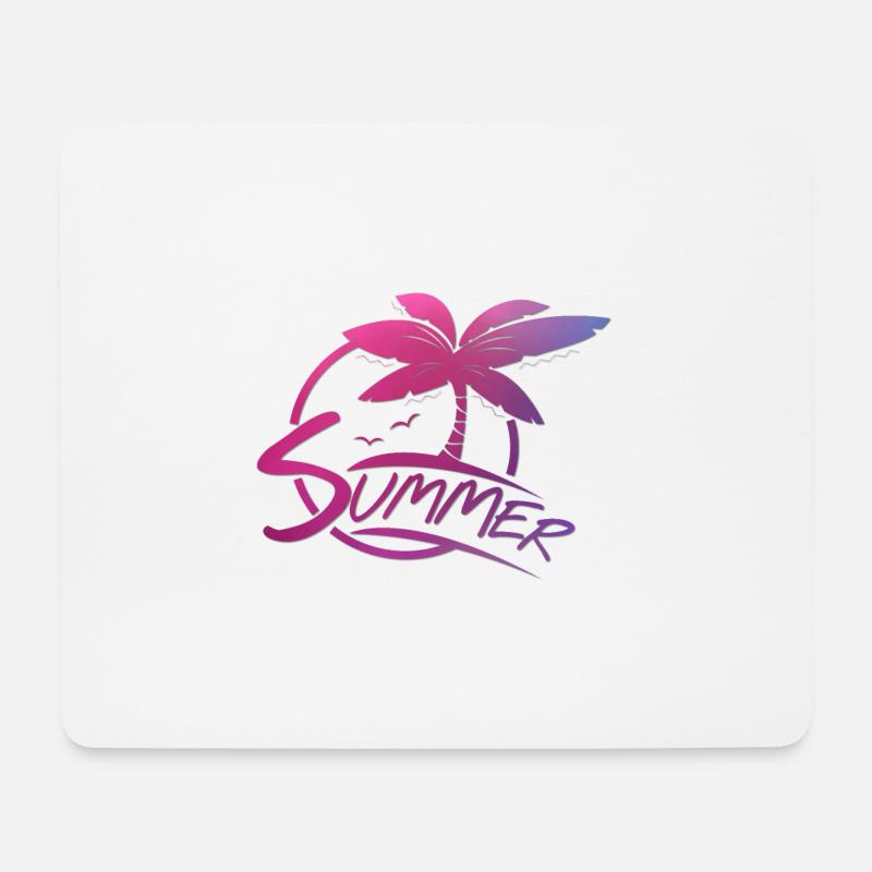 Sommer Schriftzug - Mousepad (Querformat) - Weiß