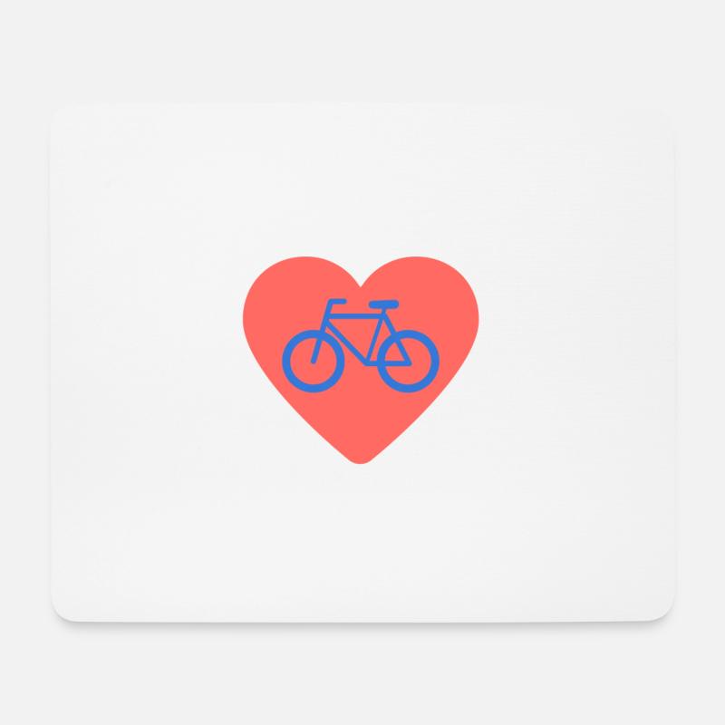 Fahrrad Fahrrad - Mousepad (Querformat) - Weiß