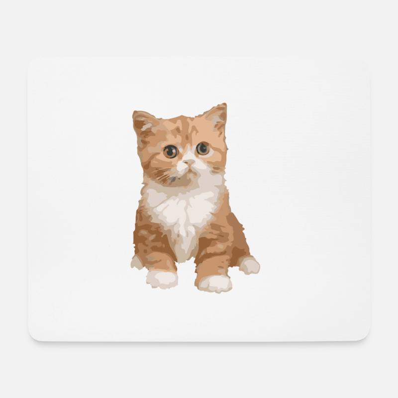 cat - cat - Mouse Pad (horizontal) - white