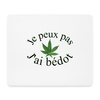 Ich betot - Mousepad (Querformat) - Weiß - Vorne